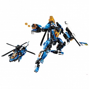 Конструктор – Робот-вертолет, 448 деталей (Enlighten Brick, BRICK3302 (12))